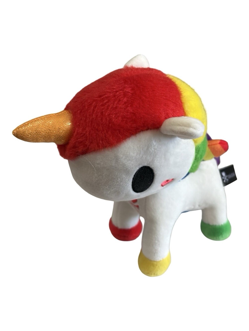 Tokidoki Unicorno LOVE Unicorn Pegasus Plush 7" Rainbow Stuffed Animal